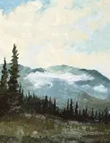 Norman Arthur Brown, Bragg Creek, oil on board
