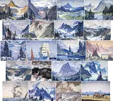 A.C. and Barbara Leighton - Barleigh, The Barleigh Portfolio - 21 prints, colour wood block on paper
