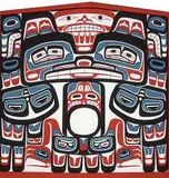 Tony Hunt, Tlingit Raven Dance Screen #84/200, 1977, silk screen on paper