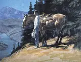 Richard Audley Freeman, Untitled - Last Look, Horse and Rider