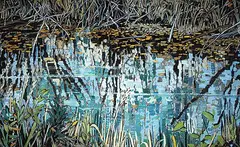 Sunny Day, Bone Creek by Edward William Godwin, oil on canvas, sold Jan 1992