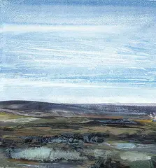 Tony Allison, Alberta Blue Hills, 1981, oil and acrylic on canvas