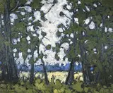 Bryan Chubb, Pink, Blue and Yellow, oil on canvas