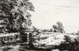 William Palmer Robins, Near Walberswick, England, 1925, etching on paper