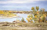Ernest Friedrich Lindner, Untitled - Saskatchewan River