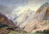 Zoe Mary H. Dunning, Banff Golf Course, watercolour on paper