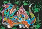 Chico (Francisco Domingos) da Silva, Drache, 1978, Öl auf Leinwand