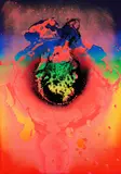 Otto Piene, Regenbogenregenbogen, 1972, Farbserigrafie auf leichtem Karton