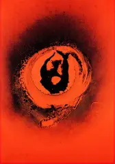 Regular Red and Black by Otto Piene, 1972, Farbserigrafie auf leichtem Karton, sold Apr 2025