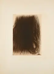 Großmutter by Arnulf Rainer, 1968, Farbradierung auf Arches (Wasserzeichen), sold Apr 2025