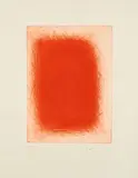 Arnulf Rainer, Ohne Titel, Farbradierung auf Bütten