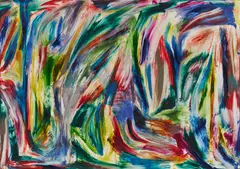 Jan Pleitner, Ohne Titel, 2017, Lackfarbe auf Leinwand