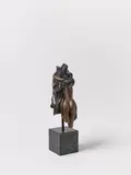 Bruno Bruni, Il ritorno, Bronze, teilweise braun patiniert, teilpoliert. Mit Granitsockel