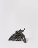 Jean-Louis Toutain, Calin en Terrasse, 2004, Bronze, schwarz patiniert