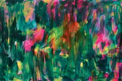 Ohne Titel by Herbert Brandl, 2016, Öl auf Leinwand, sold Jun 2025