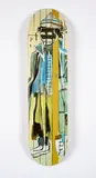 Jean-Michel Basquiat, Anthony Clarke, 2014, Farboffset auf Skateboard-Deck. Mit Wandaufhängung und Tragetasche