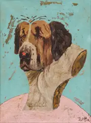 Werner Büttner, Ohne Titel, 1997, Öl auf Leinwand (Wiederverwendung)