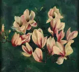 Wilhelm Imkamp, Magnolienzweig, 1930, Öl auf Leinwand