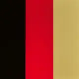 Gerhard Richter, Schwarz-Rot-Gold IV, 2015, Farbserigrafie hinter Floatglas