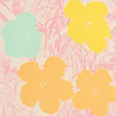 Flowers by Andy Warhol, 1970, Serigrafie auf festem Papier, sold Jun 2025