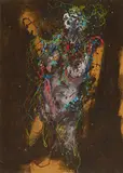 Charlotte Buff, Ohne Titel, 1983, Öl auf Hartfaser
