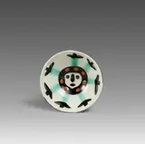 Face by Pablo Picasso, 1955, Weißes Steingut, partiell farbig gefasst und glasiert; ceramic, Madoura edition, sold Jun 2025