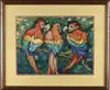 Jane Peterson, Three Macaw’S