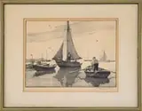 Gordon Grant, Yacht Club Anchorage