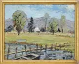 Harry Leslie Hoffman, Landscape with Farm