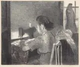 Raphael Soyer, The Seamstress