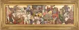 Dean Cornwell, Industrial Studies for Murals of Industry and Commerce, Oil on canvas study for the murals in the Los Angeles Public Library, Circa 1930