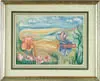 Charles E. Burchfield, Flowers in Landscape
