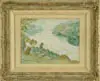George Luks, Distant View of Niagara Falls