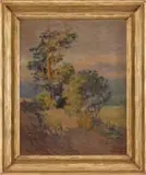 Joseph Kleitsch, California Landscape with Eucalyptus Trees