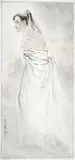 Untitled by Modern Painting, China, Zou Li, Ink and light color on paper, finely depicting a nude lady, offered Aug 2012
