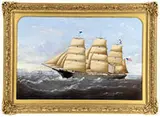Samuel Walters, Clipper Ship “Nunquam Normio”, Off Great Orme, No, WALES. Oil on canvas