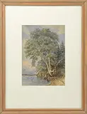 John Bradley Hudson, Jr., Shoreline Landscape, Watercolor