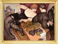 Juarez Machado, The Paris Encounter, Oil on canvas