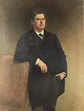 Léon Bonnat, Portrait of a Gentleman, Large oil on canvas