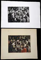 Ten Mixed Ethnic by Irwin D. Hoffman, Etchings on paper, offered Feb 2014