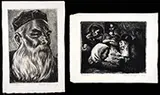 Irwin D. Hoffman, Genre, Etchings on paper