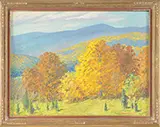 Anton Kamp, Glorious October, Oil on canvas