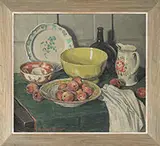 Horace Brown, Peaches, Oil on canvas