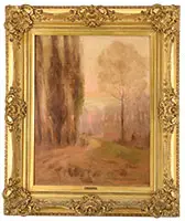 Impressionistic Landscape by George Henry Taggart, Oil on canvas, offered Feb 2014
