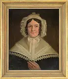 Unsigned, Portrait of a Woman, Oil on canvas laid on masonite