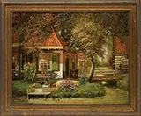 Jacques Monnickendam, The Bridge Between Two Houses, Oil on canvas