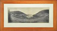 William H. Rau, Horseshoe Curve, Pennsylvania, R.R, Outstanding large and rare photo print of “Horseshoe Curve, Pennsylvania, R.R.”