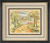 William Zorach, Bridge Over River