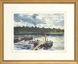 Lou Bonamarte, Pocomoonshine Lake, Maine, Watercolor