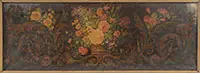 Still Life with Foliate Scrolls by Unsigned, Oil on canvas, offered Aug 2013